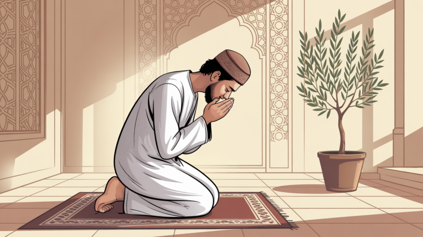 Ilustrasi konsep tawadhu dalam kehidupan sehari-hari