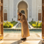 Ilustrasi doa masuk dan keluar masjid