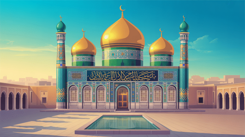 Makam Ali bin Abi Thalib di Masjid Imam Ali, Najaf, Irak