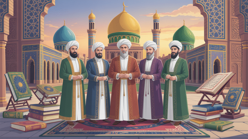 Ilustrasi sejarah pendiri Dinasti Abbasiyah dan peninggalan peradaban Islam