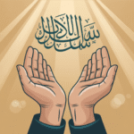 Ilustrasi doa penyembuh dengan tangan terbuka memohon kesembuhan