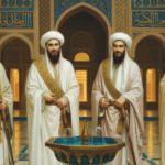 Ilustrasi 4 Khulafaur Rasyidin - Abu Bakar, Umar, Utsman, dan Ali