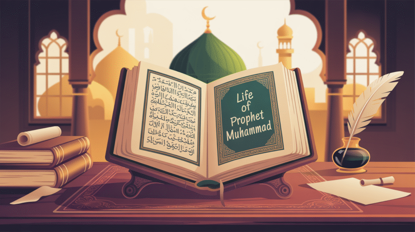 Ilustrasi Sirah Nabawiyah dan kehidupan Nabi Muhammad SAW