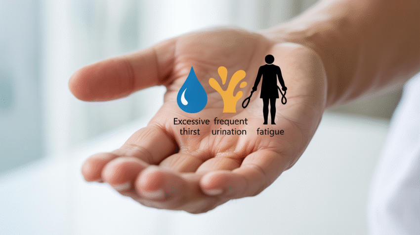 Ilustrasi gejala diabetes melitus