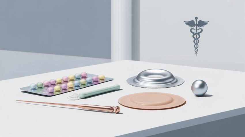 Berbagai jenis alat kontrasepsi modern untuk keluarga berencana