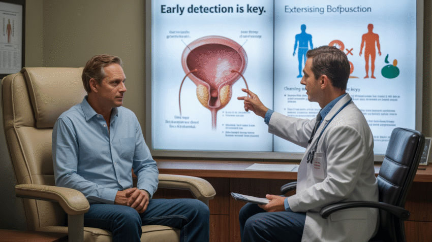 Ilustrasi tentang kanker prostat dan deteksi dini