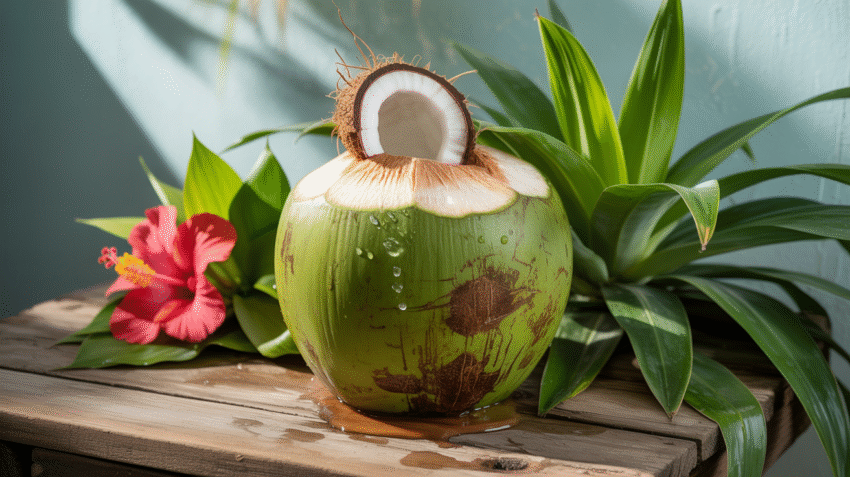 Ilustrasi manfaat air kelapa untuk kesehatan
