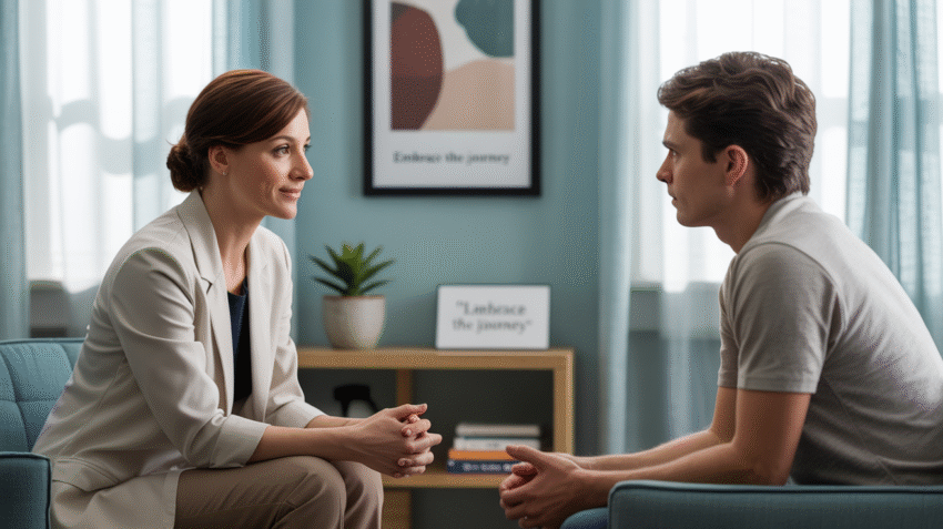 Ilustrasi konseling psikologi