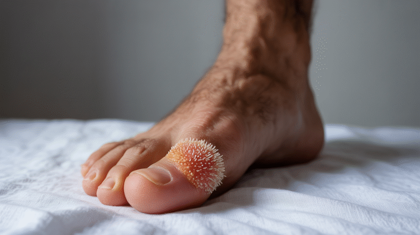 Ilustrasi artritis gout pada sendi