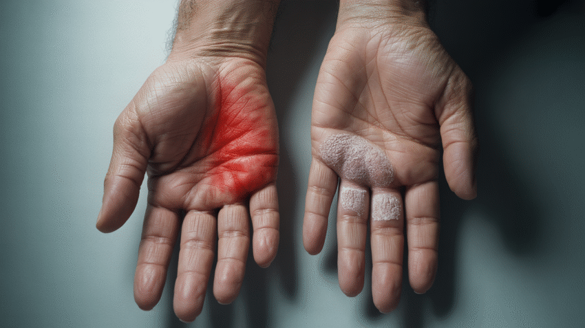 Ilustrasi artritis sika dan perbedaan dengan gout artritis