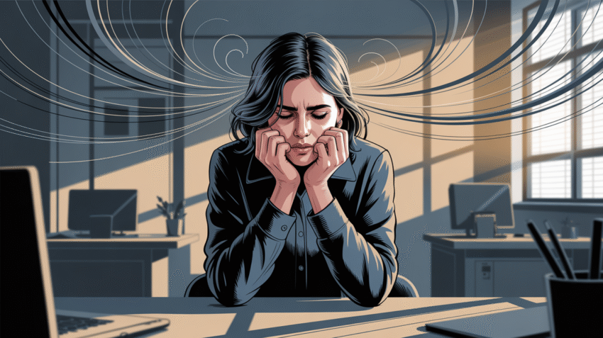 Ilustrasi ciri-ciri gangguan kecemasan