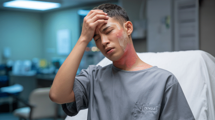 Ilustrasi gejala demam berdarah