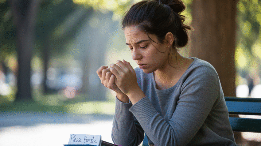 Ilustrasi gejala gangguan kecemasan