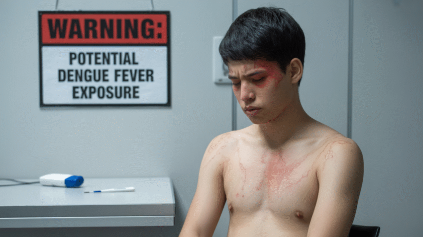 Ilustrasi gejala demam berdarah