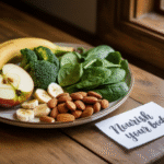 Makanan tinggi serat seperti buah-buahan dan sayuran