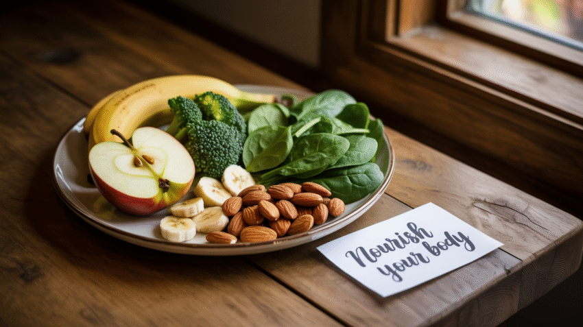 Makanan tinggi serat seperti buah-buahan dan sayuran