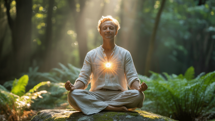 Ilustrasi keseimbangan tubuh dan jiwa