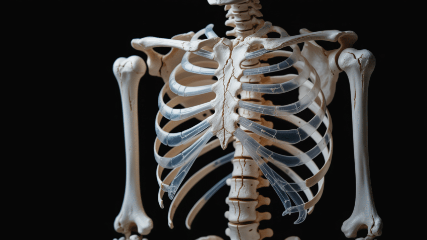 Ilustrasi gejala osteoporosis pada tubuh manusia