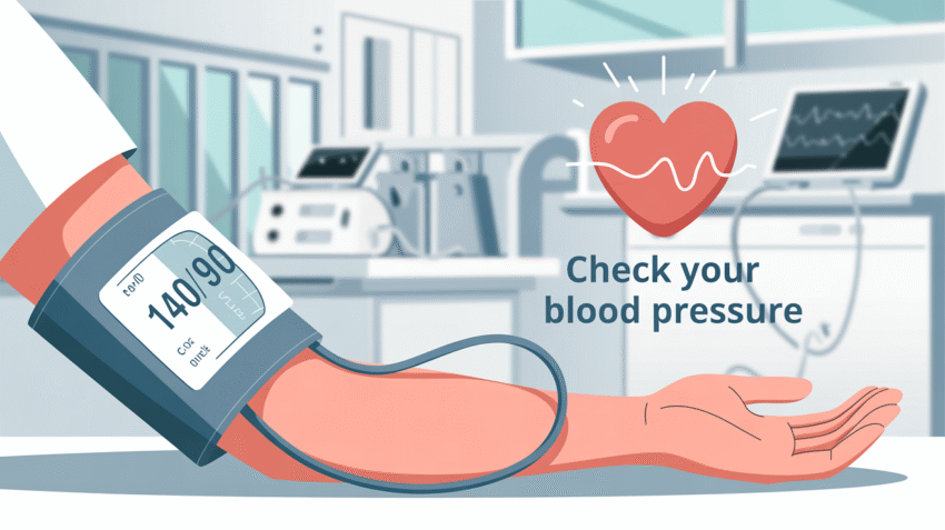 Ilustrasi hipertensi dan tekanan darah tinggi