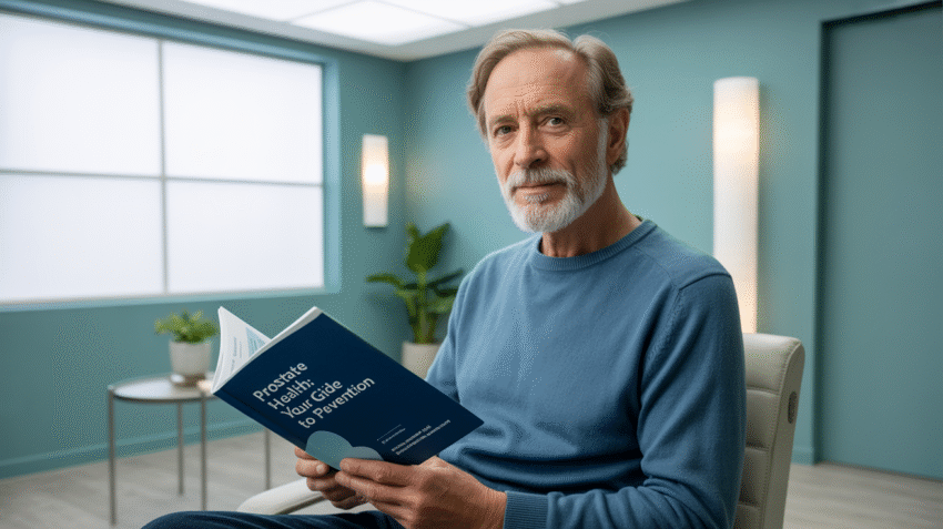 Ilustrasi kanker prostat pada pria usia lanjut