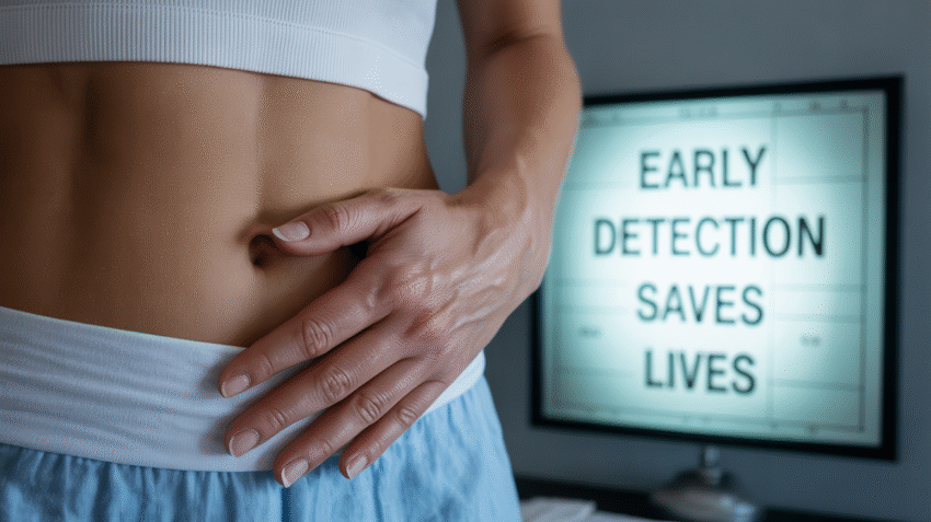 Ilustrasi gejala kanker serviks pada wanita