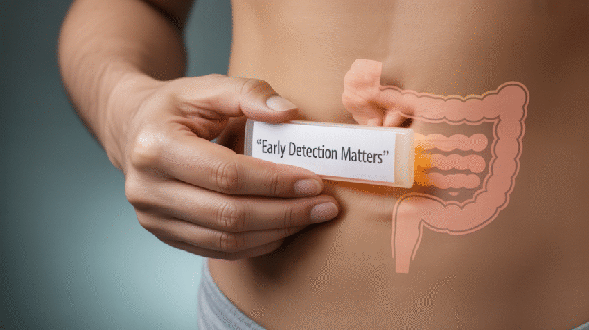 Ilustrasi gejala kanker usus