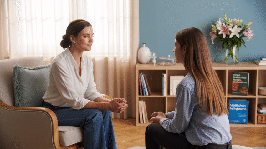 Ilustrasi konseling profesional