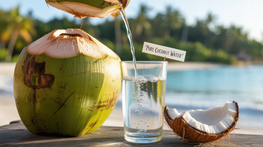 Air kelapa muda segar