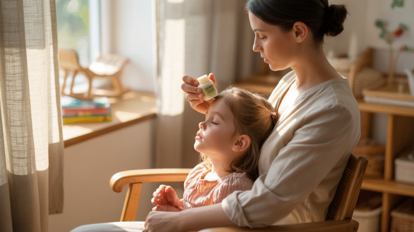 Ilustrasi obat balur untuk meredakan demam anak