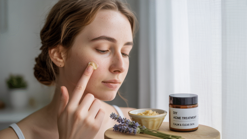 Ilustrasi obat jerawat alami untuk kulit sehat