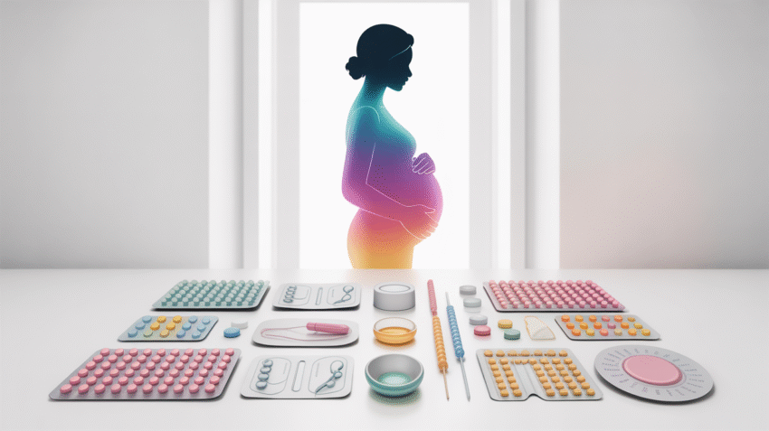 Berbagai jenis obat pencegah kehamilan dan alat kontrasepsi modern