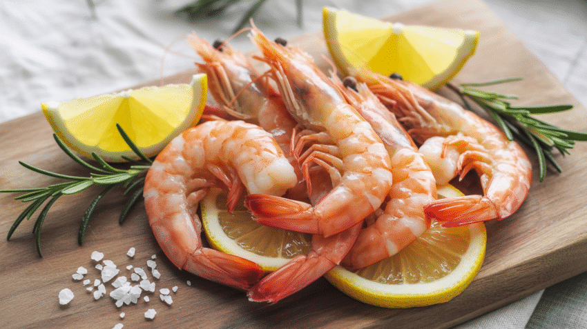 Udang segar dengan kandungan protein tinggi untuk kesehatan