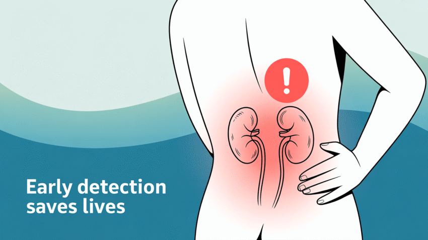 Ilustrasi gejala sakit ginjal dan deteksi dini