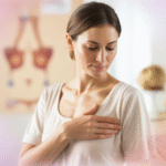 Ilustrasi wanita memeriksa payudara untuk deteksi dini kanker