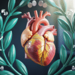 Ilustrasi kesehatan jantung dengan gambar jantung manusia yang sehat