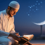 Ilustrasi doa orang berpuasa di bulan Ramadhan